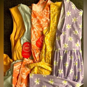 Wonder Nation Play Dress/ Lot of 5